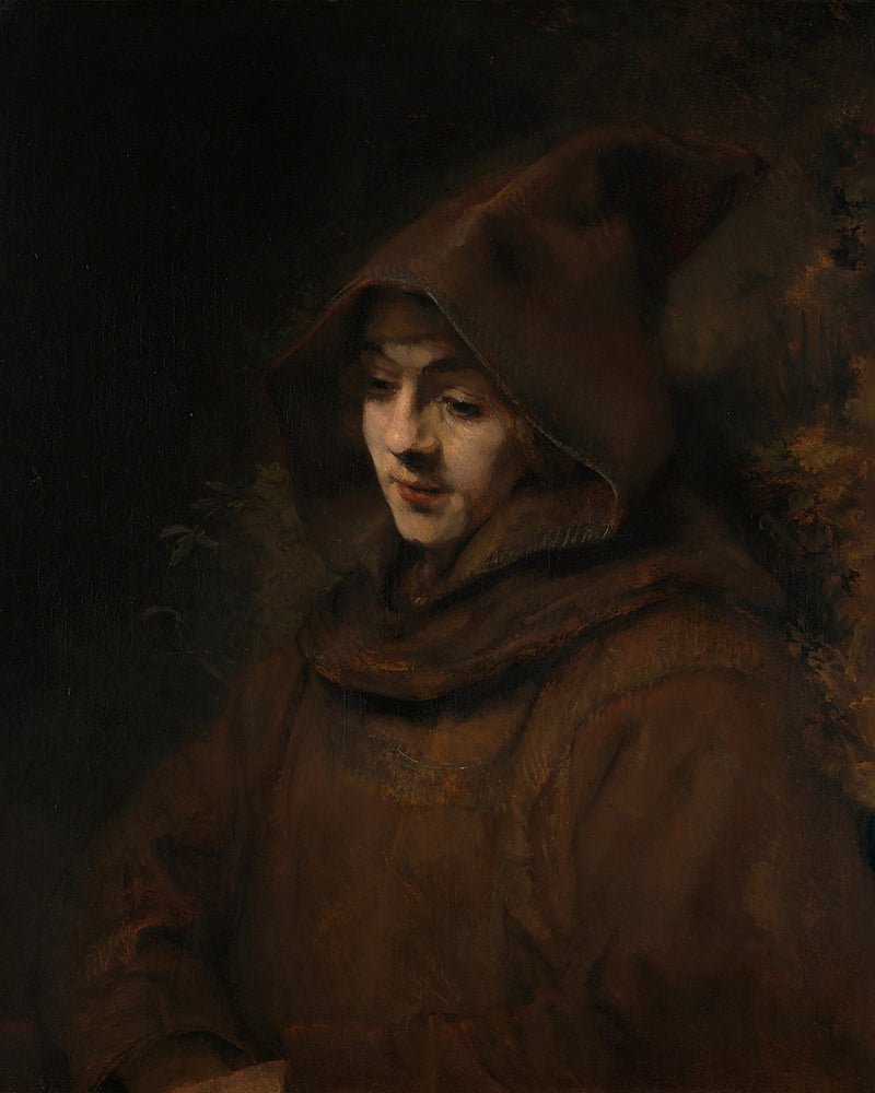 Titus as a Monk by Rembrandt Harmenszoon van Rijn