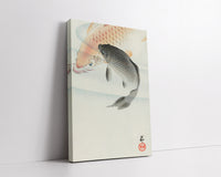 Two carp by Ohara Koson