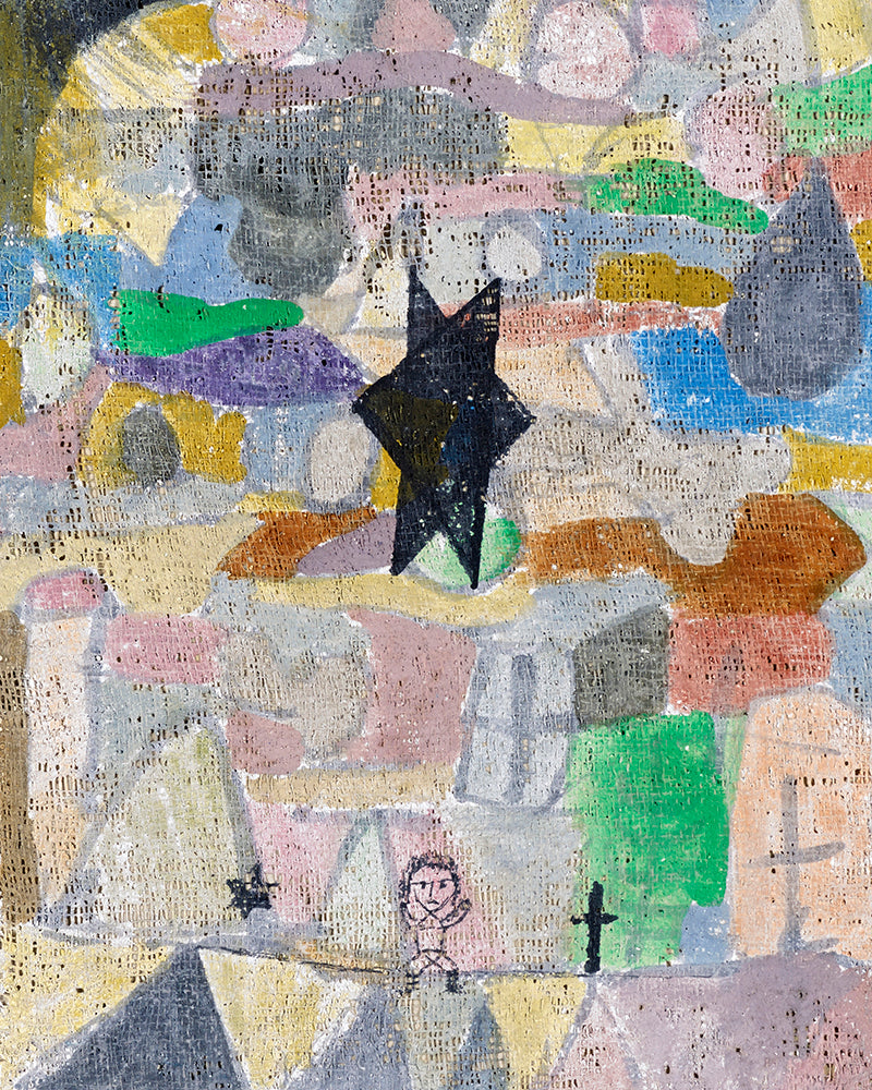 Under a black star by Paul Klee