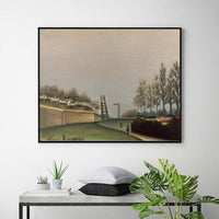 View from the Porte de Vanves, Paris by Henri Rousseau