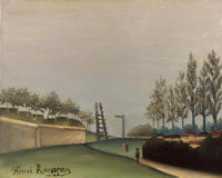 View from the Porte de Vanves, Paris by Henri Rousseau