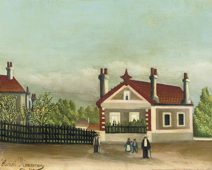 View of Alfortville by Henri Rousseau