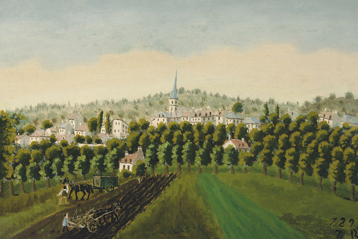 View of Bottom and Meudon Billancourt by Henri Rousseau