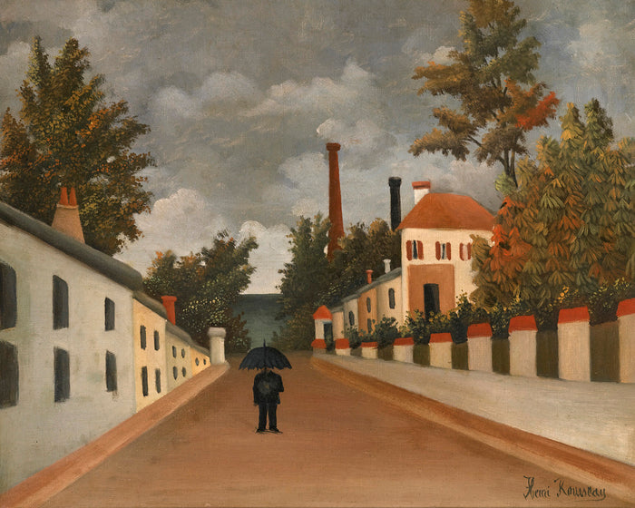 View of Paris Surroundings by Henri Rousseau