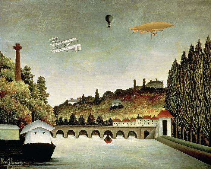 View of Sevres Bridge by Henri Rousseau