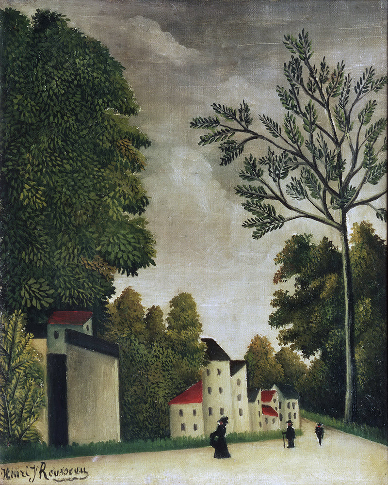 Village Street by Henri Rousseau