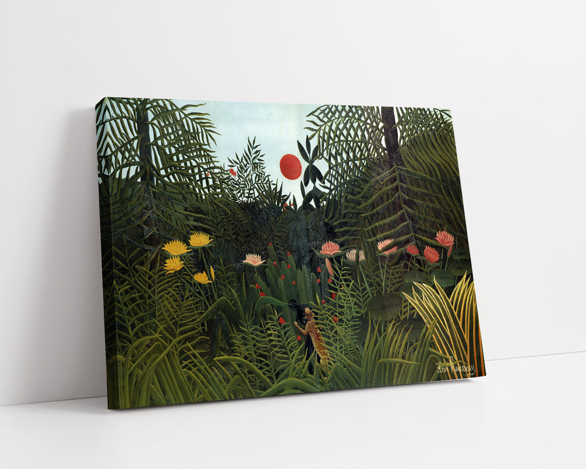 Virgin Forest in the Sun  by Henri Rousseau