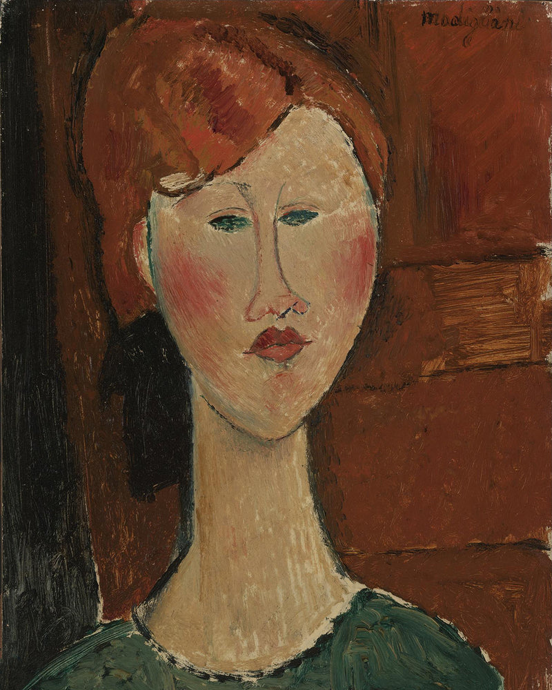 Woman with Red Hair  by Amedeo Modigliani
