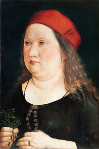 Woman with Red Hat by Albrecht Durer