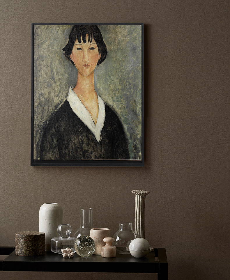 Young Girl with Dark Hair by Amedeo Modigliani
