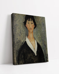 Young Girl with Dark Hair by Amedeo Modigliani