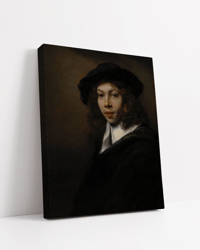 Young Man in a Black Beret by Rembrandt Harmenszoon van Rijn