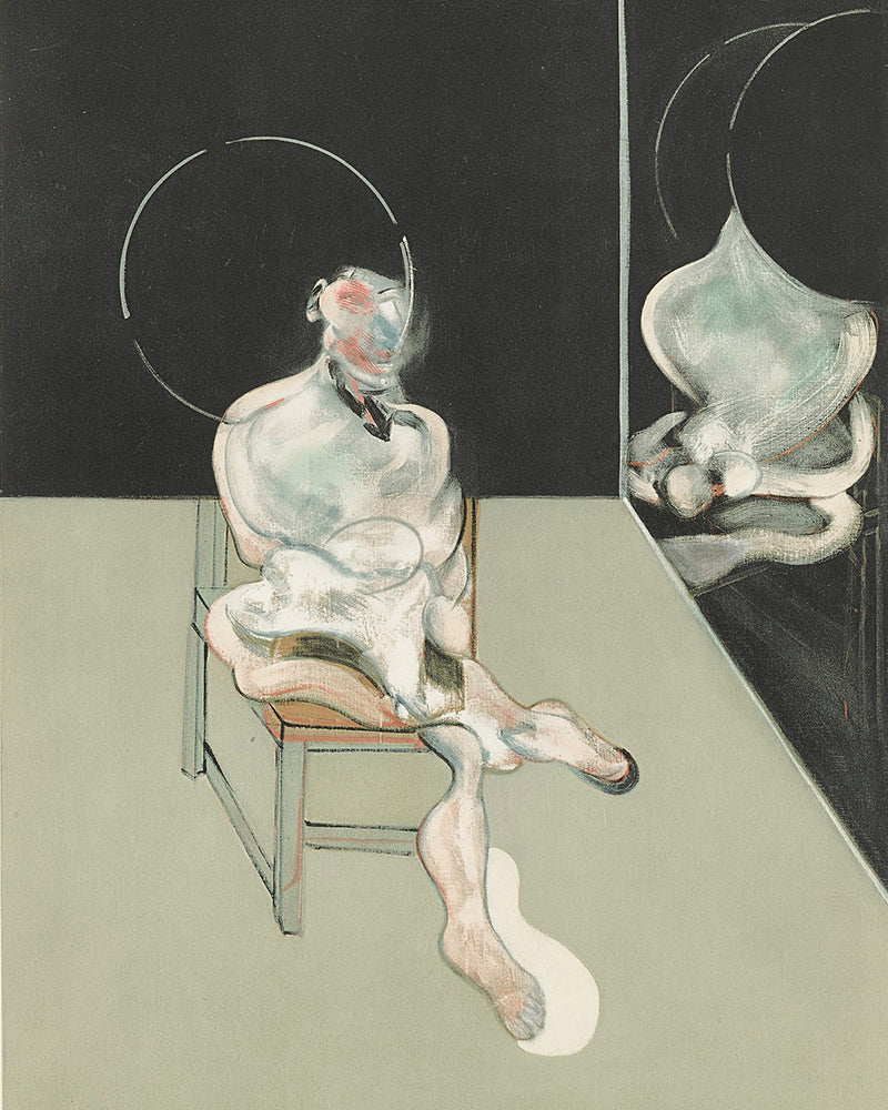 seated figure by Francis Bacon