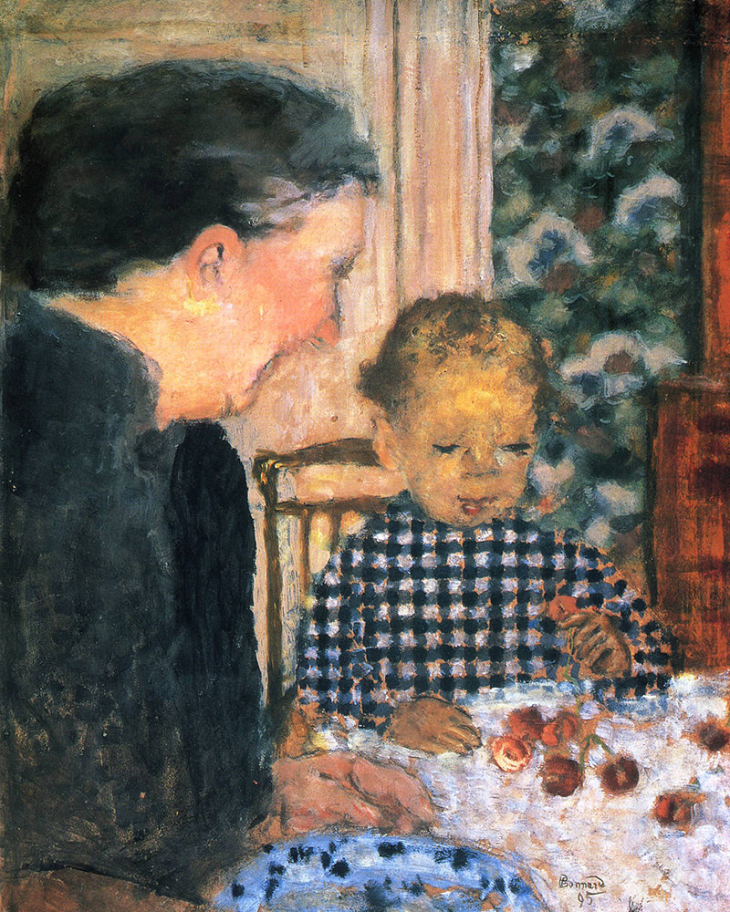 child-eating-cherries by Pierre Bonnard