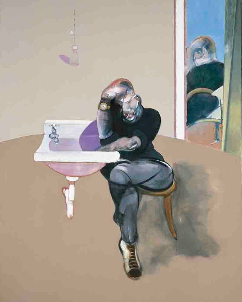 self-portrait by Francis Bacon