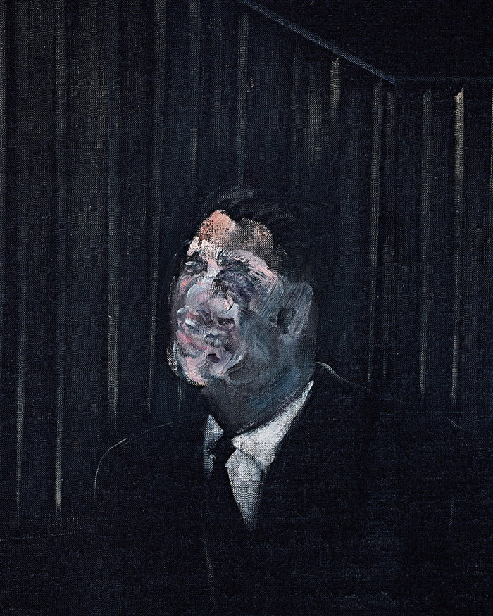 man in blue vii by Francis Bacon