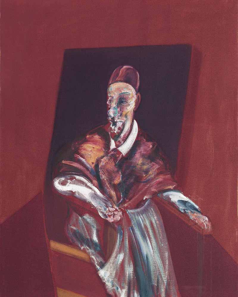 seated figure by Francis Bacon