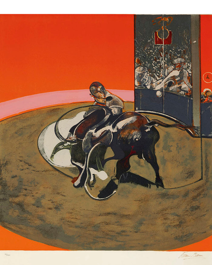 three studies of the male back by Francis Bacon