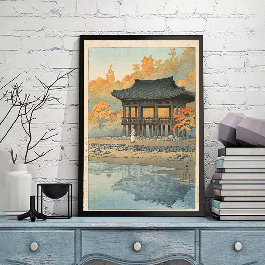 kawase_hasui_a_set_of_eight_prints_of_korea032716 by Kawase Hasui