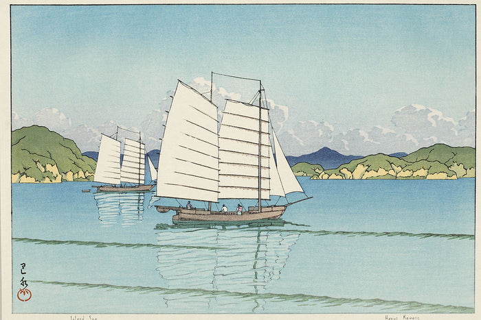 calendar_for_the_pacific_transport_lines by Kawase Hasui