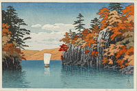 calendar_for_the_pacific_transport_lines Branch by Kawase Hasui