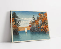 calendar_for_the_pacific_transport_lines Branch by Kawase Hasui