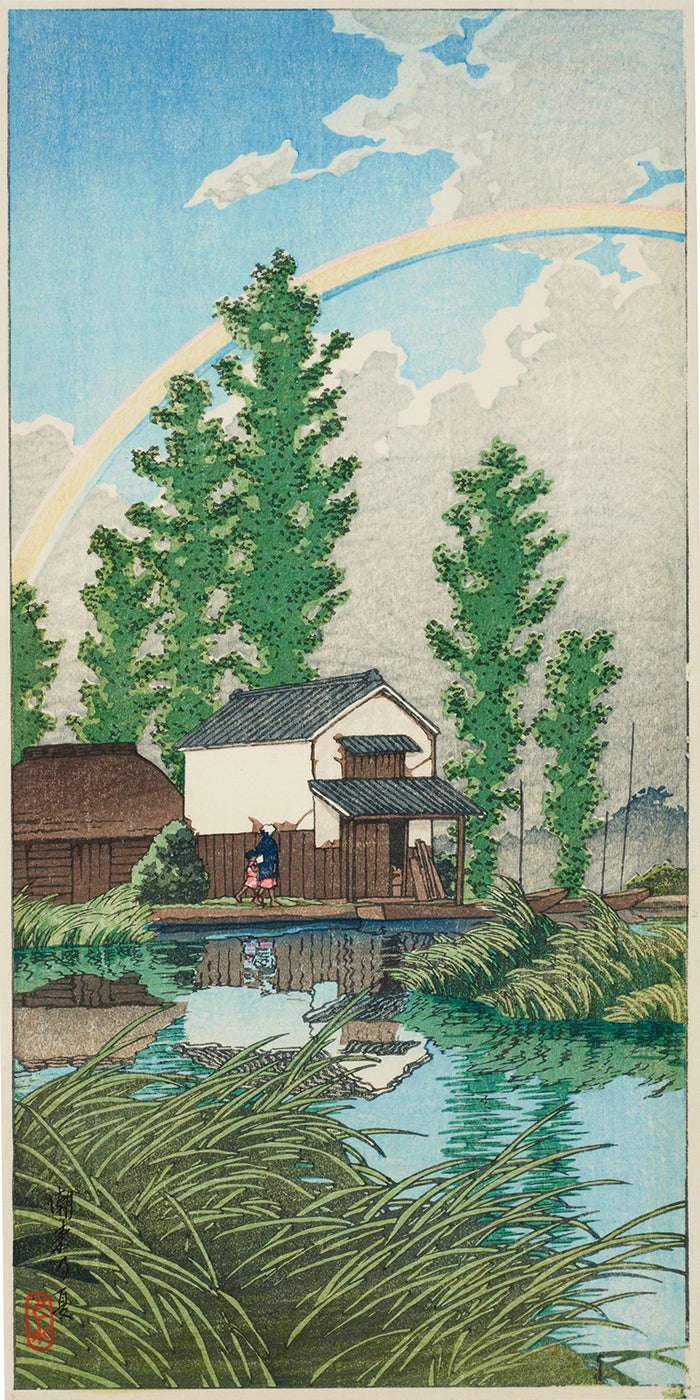 itako no natsu by Kawase Hasui