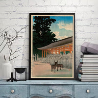 kawase_hasui_the_kasuga_shrine_in_nara011126 by Kawase Hasui