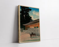 kawase_hasui_the_kasuga_shrine_in_nara011126 by Kawase Hasui