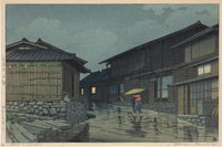 two_woodcuts by Kawase Hasui