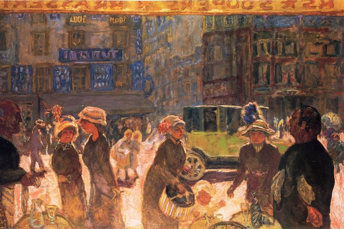 la-place-clichy by Pierre Bonnard