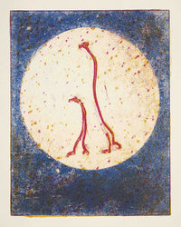 patrick waldberg aux petits agneaux by Max Ernst