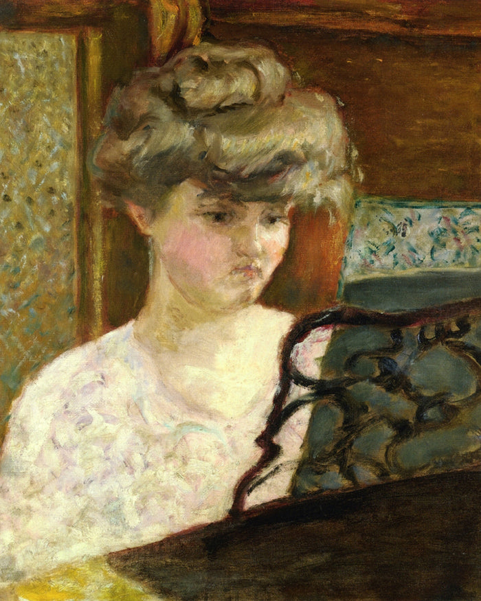 misia-at-the-piano by Pierre Bonnard