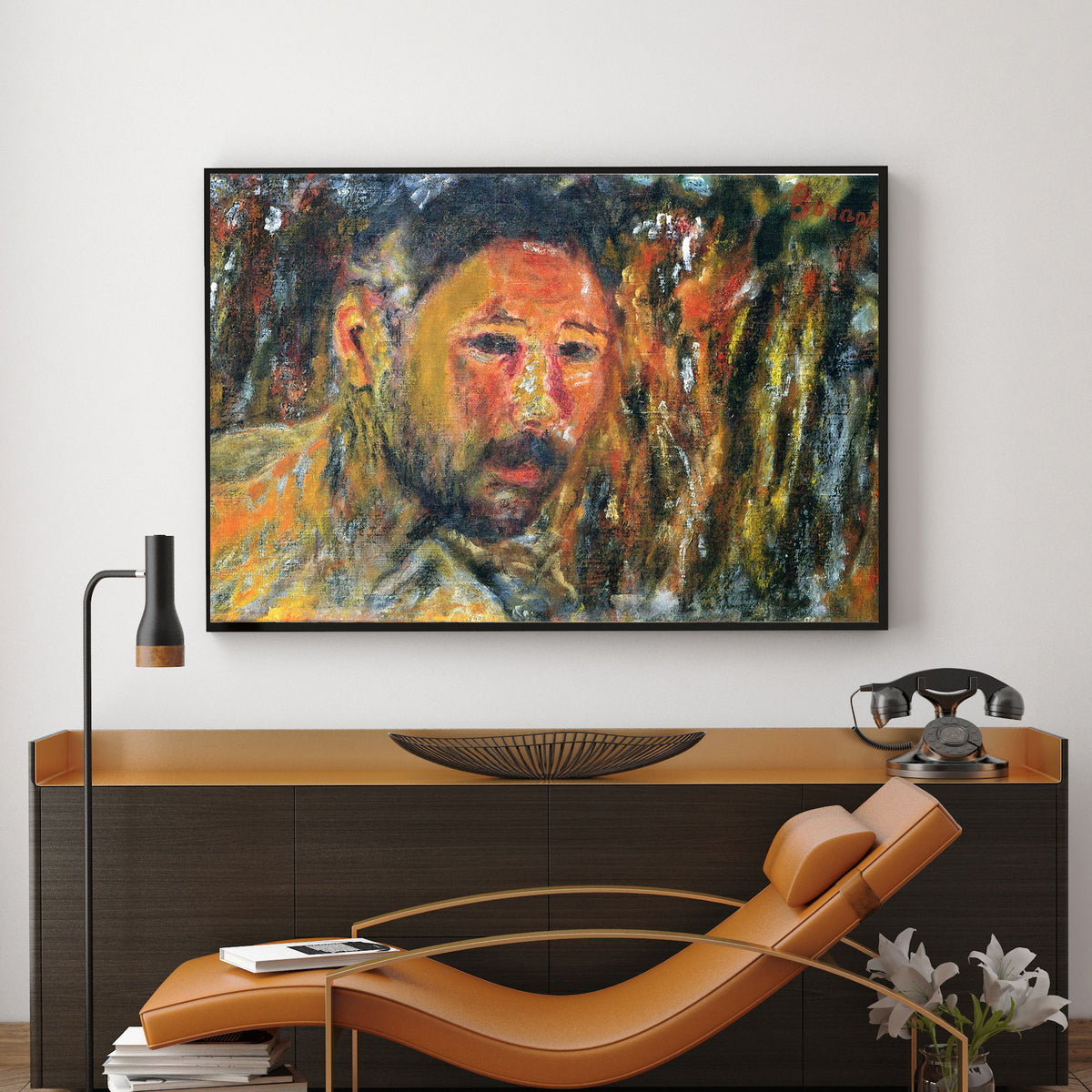 self-portrait-with-a-beard by Pierre Bonnard