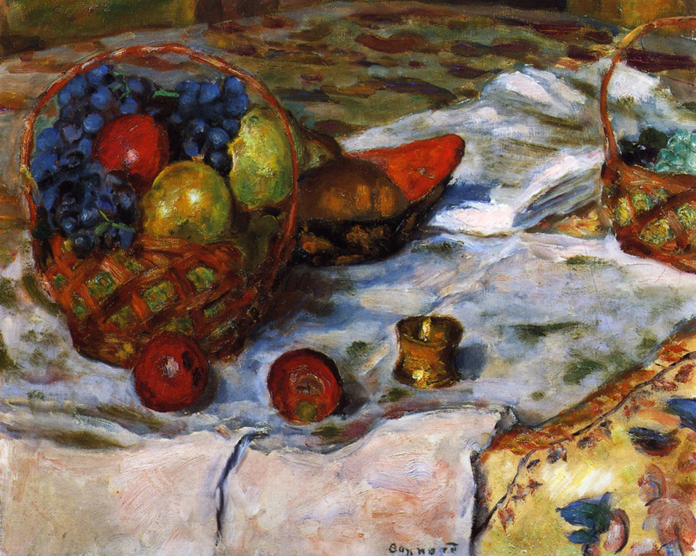 still-life-with-earthenware-dish by Pierre Bonnard