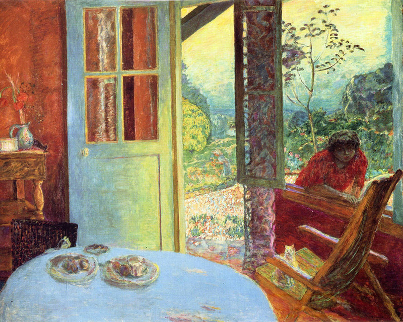 the-dining-room-in-the-country by Pierre Bonnard