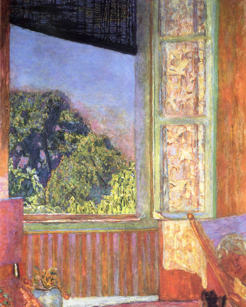 the-open-window by Pierre Bonnard