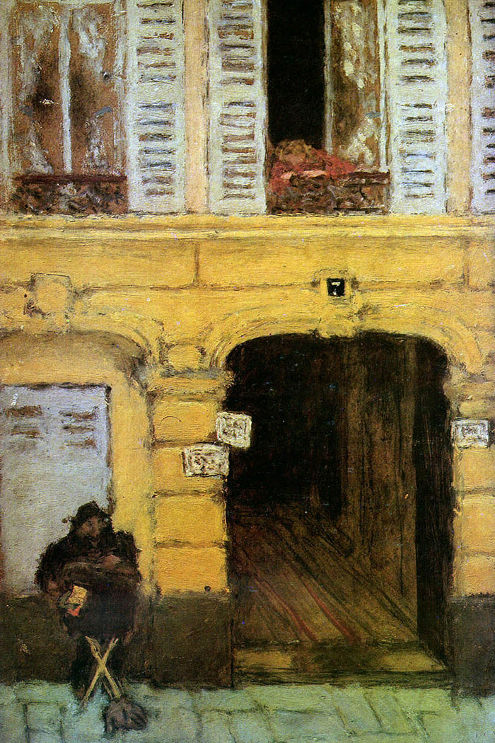 the-organ-grinder by Pierre Bonnard