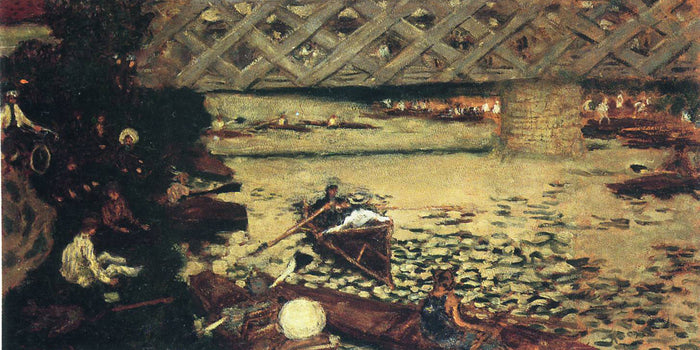 the-rowing-at-chatou by Pierre Bonnard