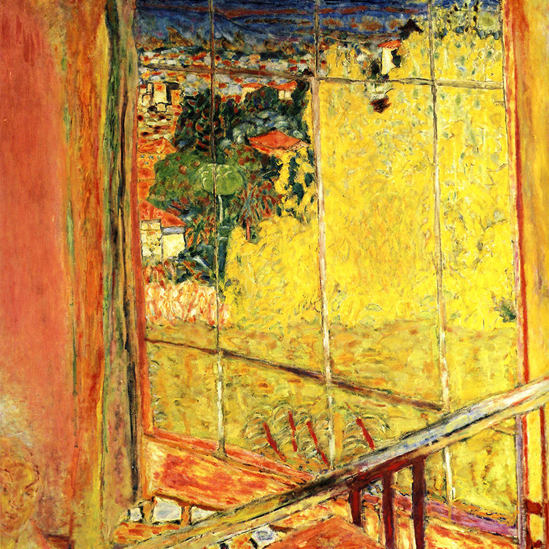 the-workshop-with-mimosa by Pierre Bonnard