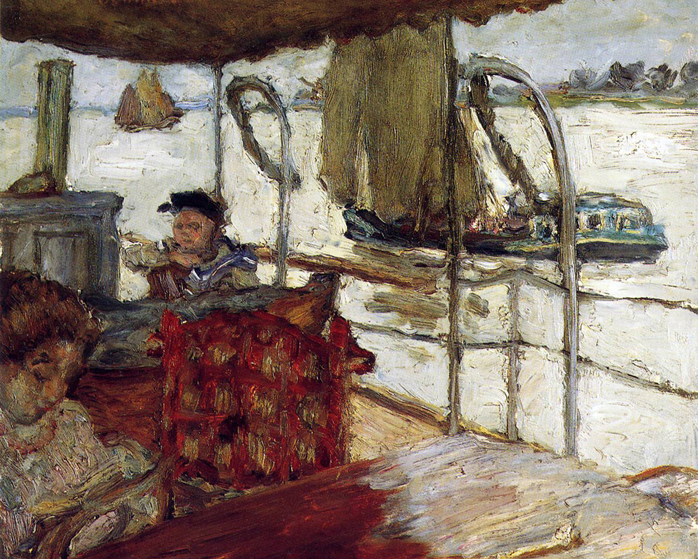 the-yacht by Pierre Bonnard