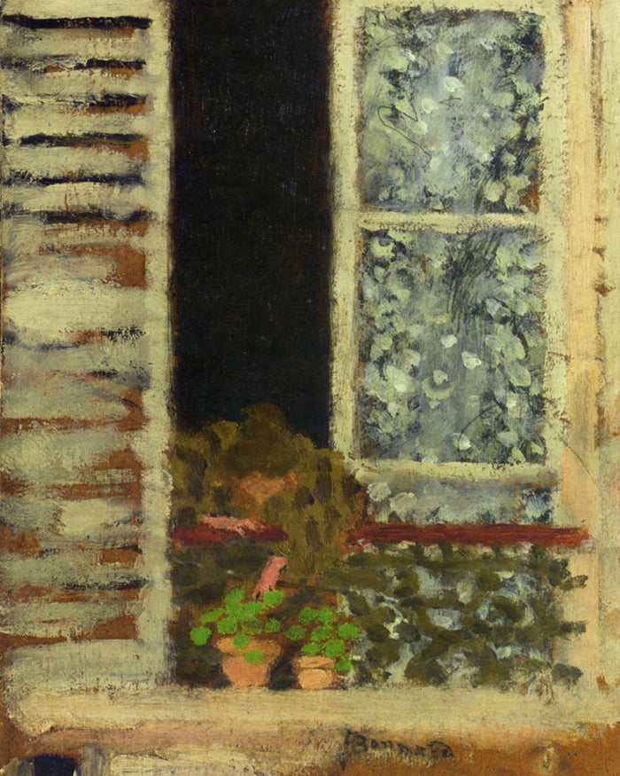 woman-at-her-window by Pierre Bonnard