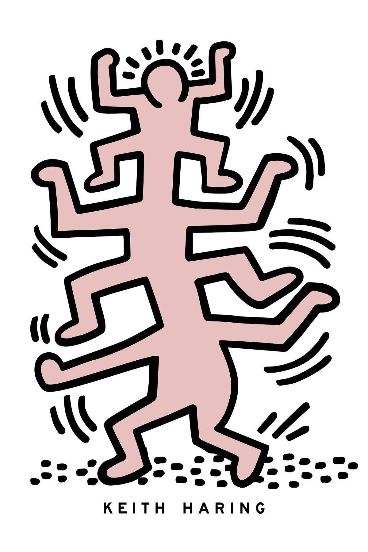 Keith Haring Exhibition Poster