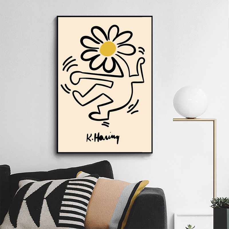 Flower by Keith Haring