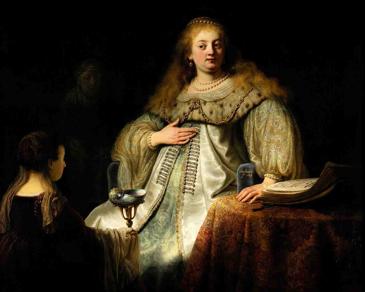 Judith at the Banquet of Holofernes by Rembrandt