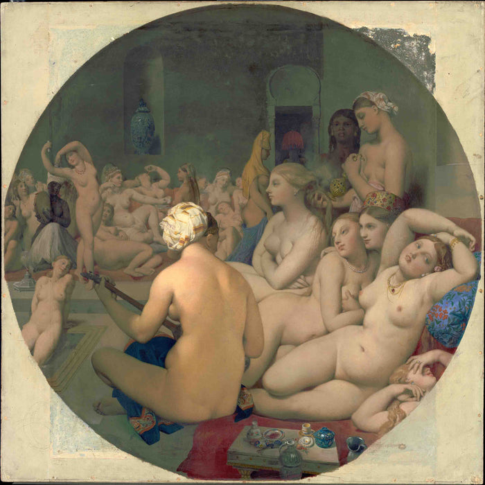 The Turkish Bath-Jean Auguste Dominique Ingres