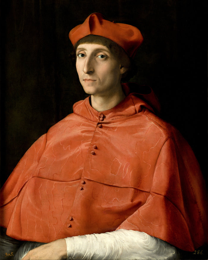 portrait of a cardinal by Raphael