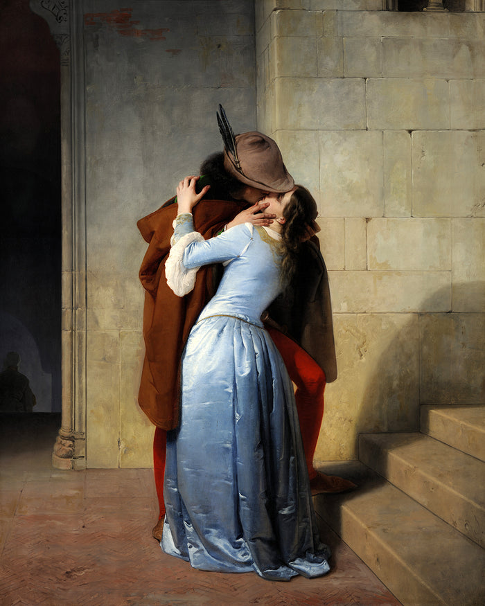 The Kiss by Francesco Hayez,1859