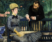 In the Conservatory by Édouard Manet