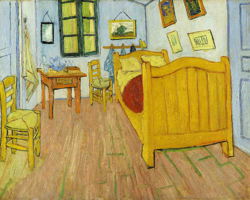 Bedroom in Arles by Vincent van Gogh 1888, Amsterdam